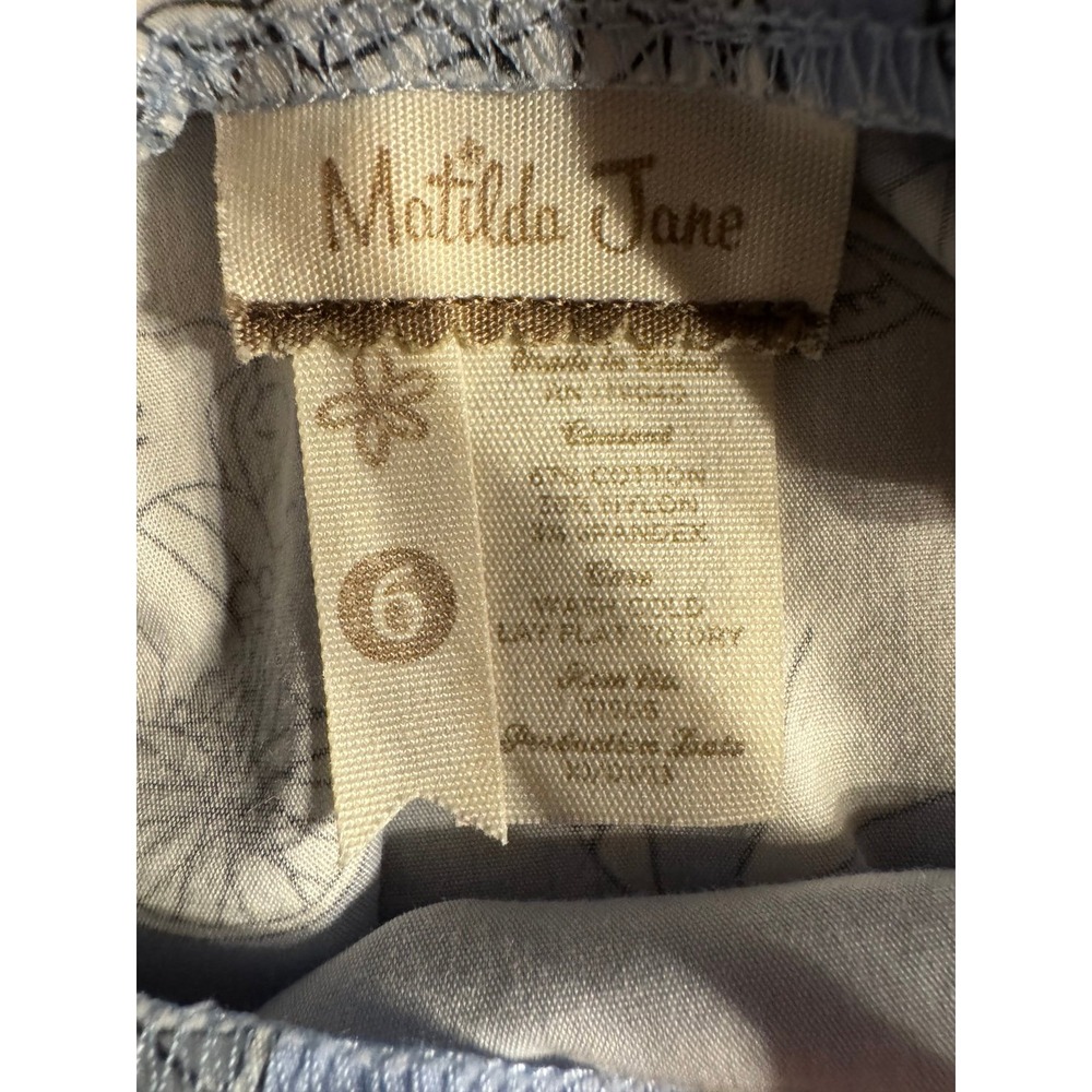 Matilda Jane It's a Wonderful Parade Judy & Ethel Tank Top Size 6 - Picture 7 of 7